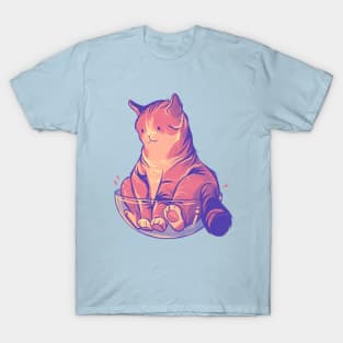 Funny cat - if it fits, it sits! T-Shirt